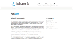 Desktop Screenshot of dlinstruments.com